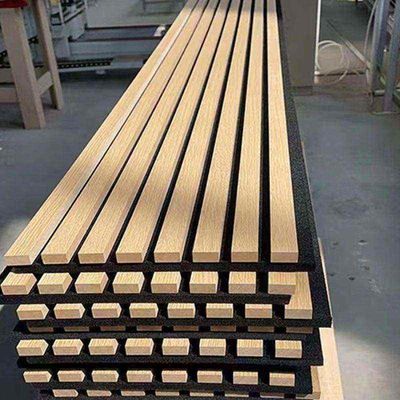 Commercial Studio Fireproof Soundproof Insulation Acoustic Grille Polyester Wall Panel