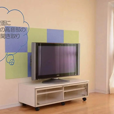 Sound Insulation Foam PET Fire Retardant Acoustic Board With OEM Thickness For Studio