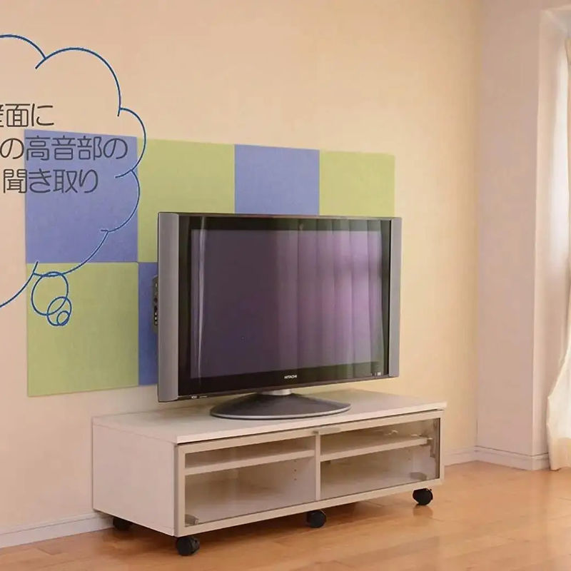 Sound Insulation Foam PET Fire Retardant Acoustic Board With OEM Thickness For Studio
