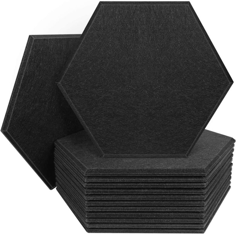 Fireproof 3D Polyester Fiber Hexagonal Sound-absorbing Panel for Office Felt Board