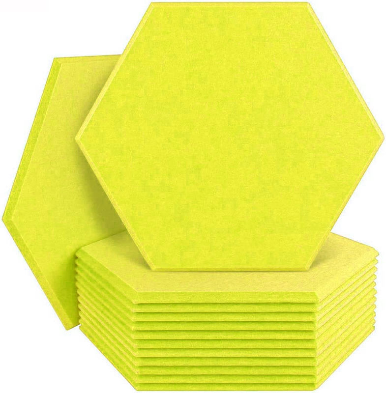 Audio Soundproof Hexagon Wood Wool Acoustic Panel for High Frequency Sound Absorption